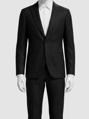 Giorgio Armani Men's Black Wool Suit Jacket Size 50R